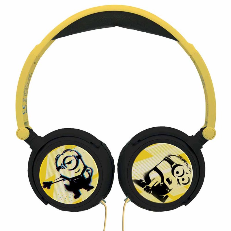 Despicable Me Minions Foldable Stereo Headphones with Volume Limiter ...